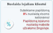 lojalus3 Tez tour kelionių kalėdinis išpardavimas. Galimos 11 % nuolaidos